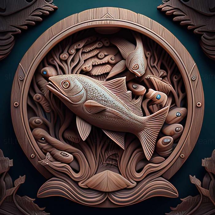 3D модель Игра Проект Рыбы (STL)